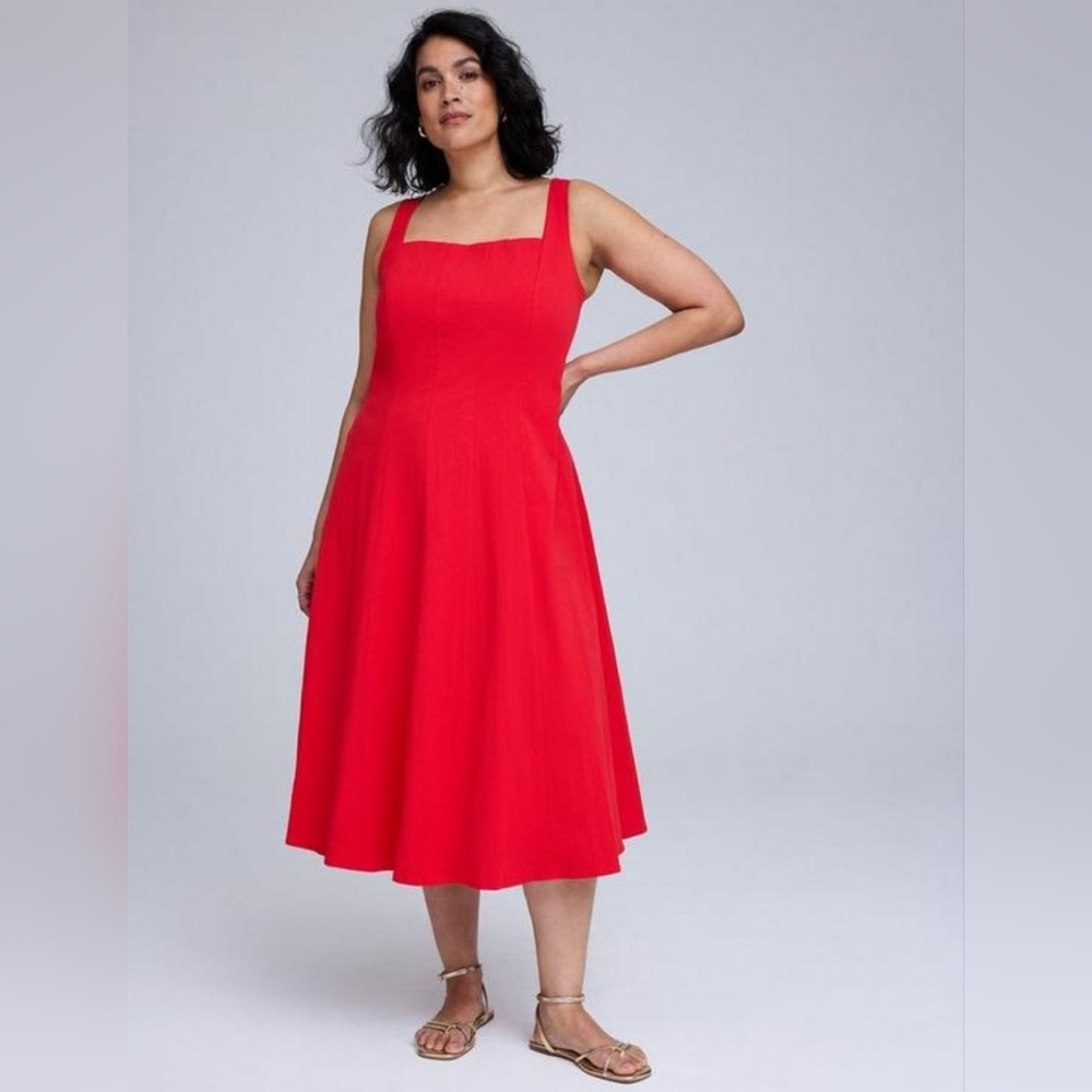 NWT Torrid Belle Isle Fit & Flare Tea Length
